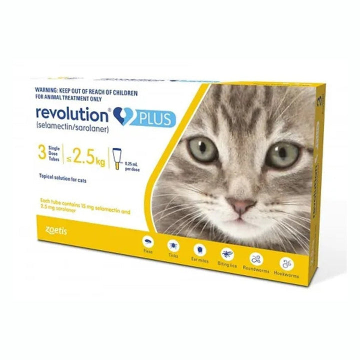 Revolution Plus for Cats (3 pack) - Pet Supply