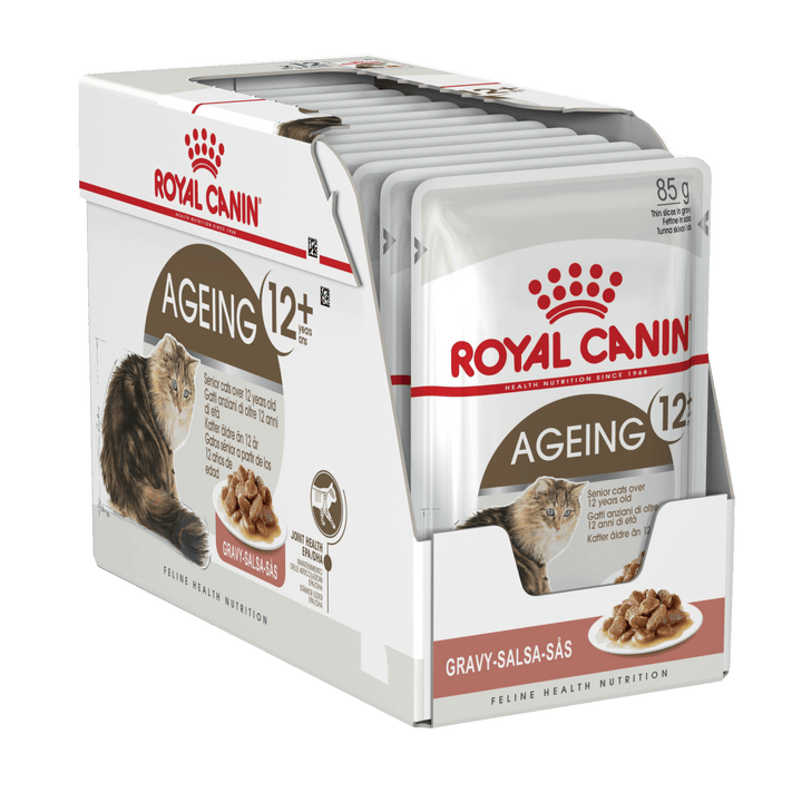 Royal Canin Ageing 12+ Wet Cat Food in Gravy (85g x 12) - Pet Supply