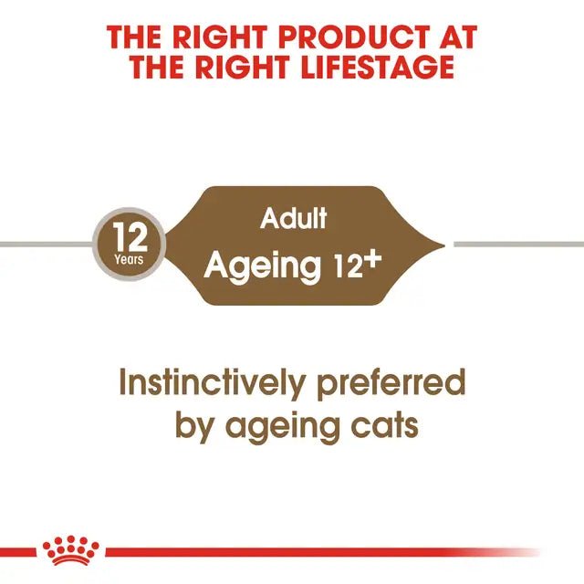 Royal Canin Ageing 12+ Wet Cat Food in Gravy (85g x 12) - Pet Supply
