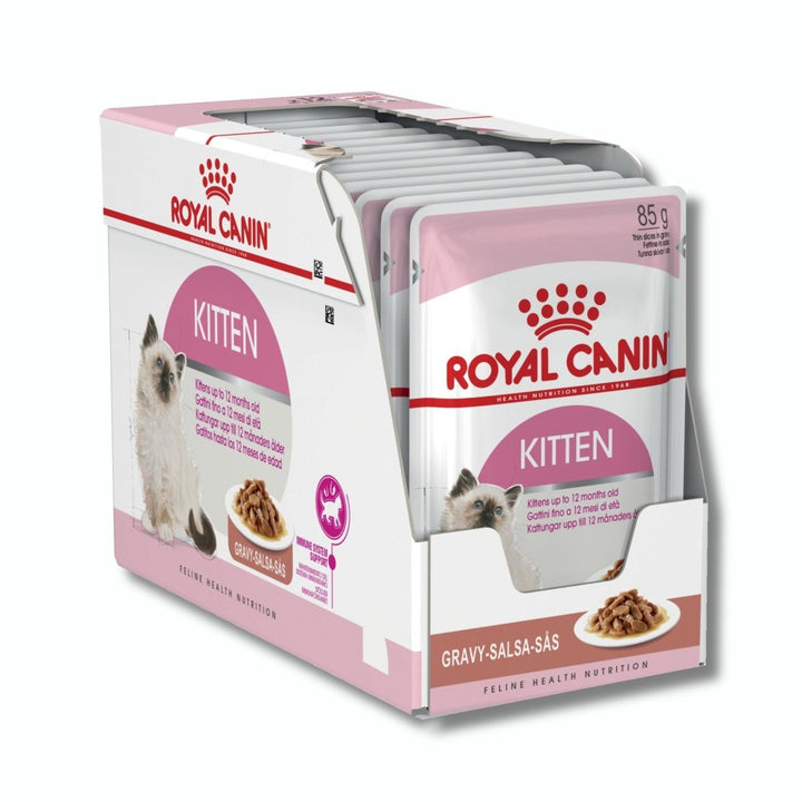 Royal Canin Kitten Wet Cat Food in Gravy (85g, Pack of 12) - Pet Supply