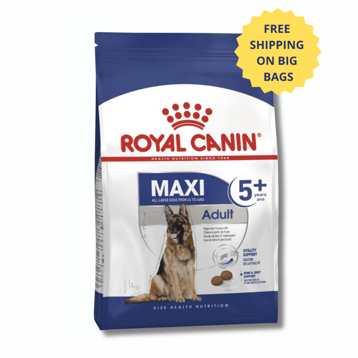 Royal Canin Maxi Adult 5+ Dry Dog Food - 15kg - Pet Supply