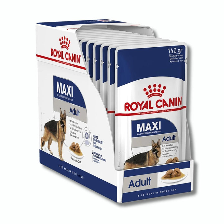 Royal Canin Maxi Adult Wet Dog Food - 140g (10 Pack) - Pet Supply