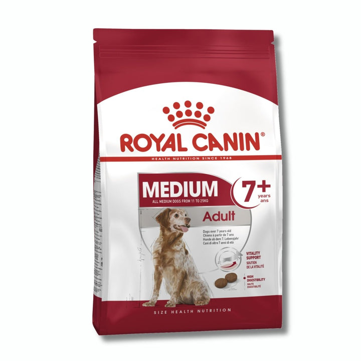 Royal Canin (Medium Adult) 7+ Dry Dog Food - Pet Supply