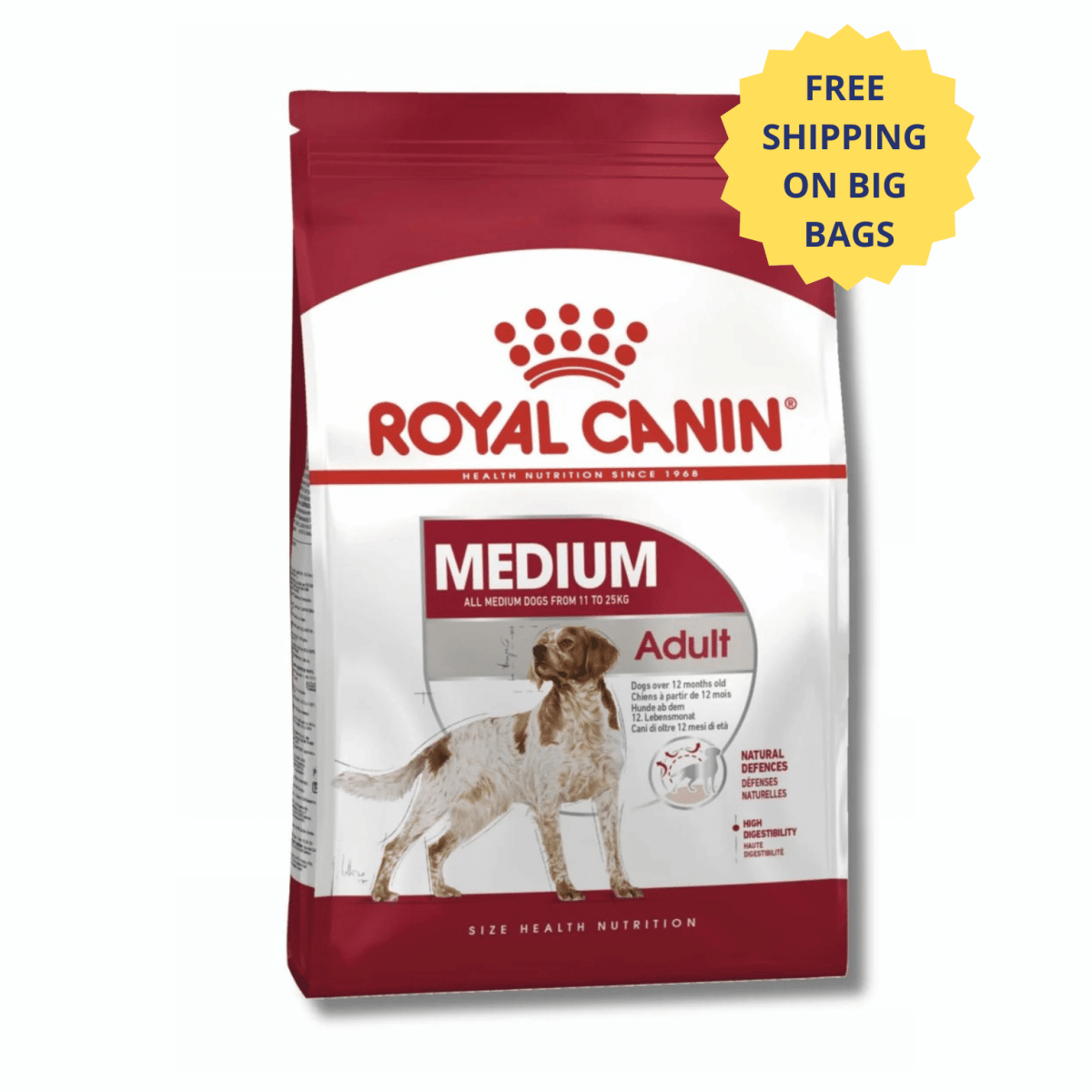 Royal Canin (Medium Adult) Dry Dog Food - Pet Supply