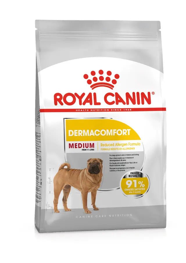 Royal Canin Medium Dermacomfort Dry Dog Food - Pet Supply