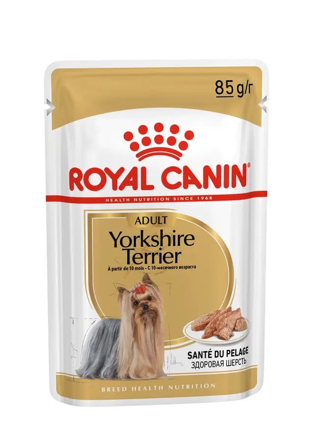 Royal Canin Yorkshire Terrier Wet Dog Food Loaf – 85g (12 Pack) - Pet Supply