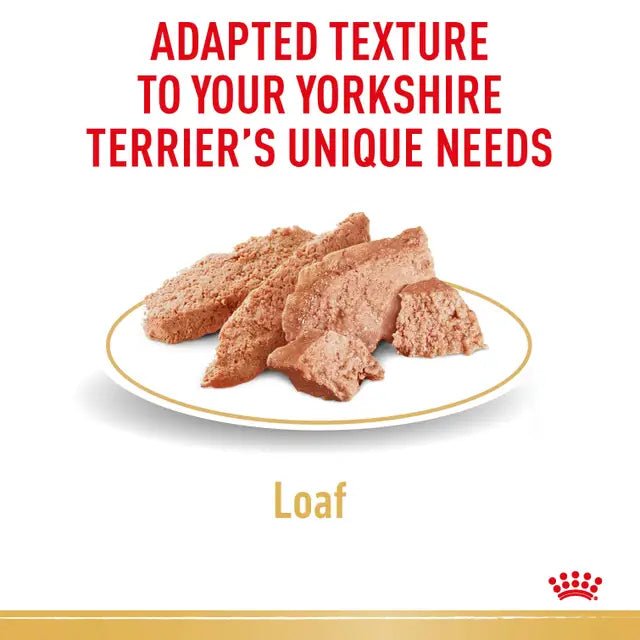 Royal Canin Yorkshire Terrier Wet Dog Food Loaf – 85g (12 Pack) - Pet Supply
