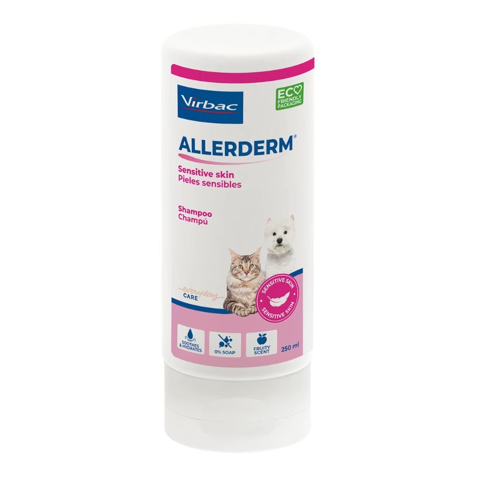 Shampoo Allerderm Sensitive Skin - 250ml - Pet Supply
