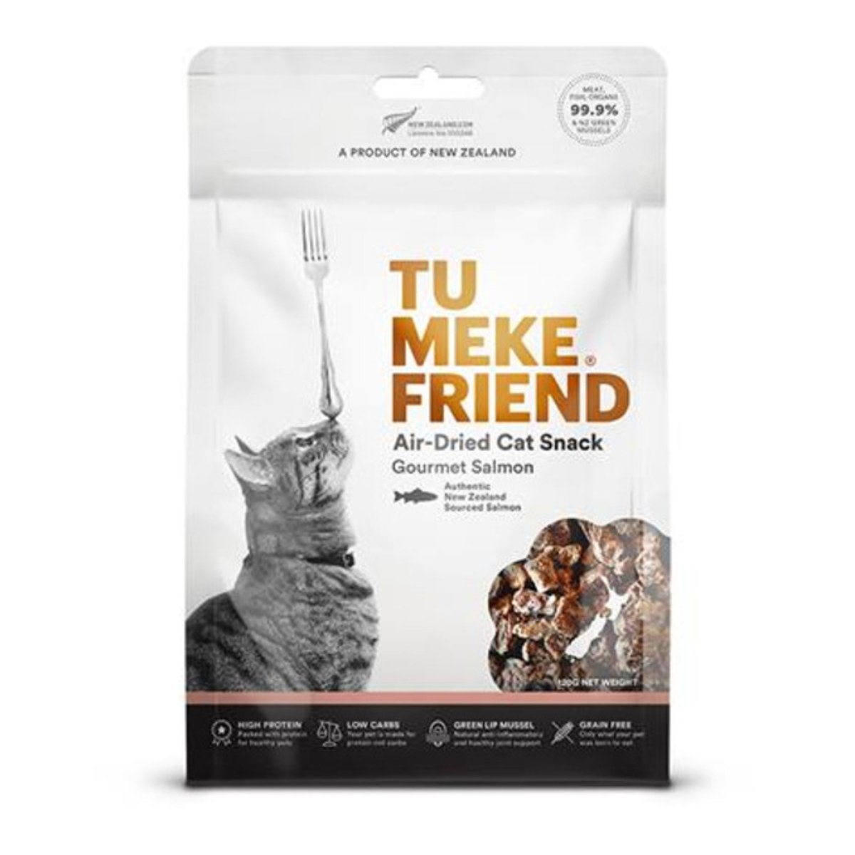 Tu Meke Cat Treats (120g) - Salmon & Venison - Pet Supply