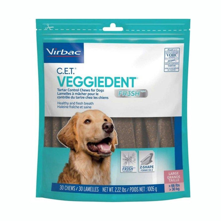 Veggiedent Dog Treats - 15 Pack - Pet Supply