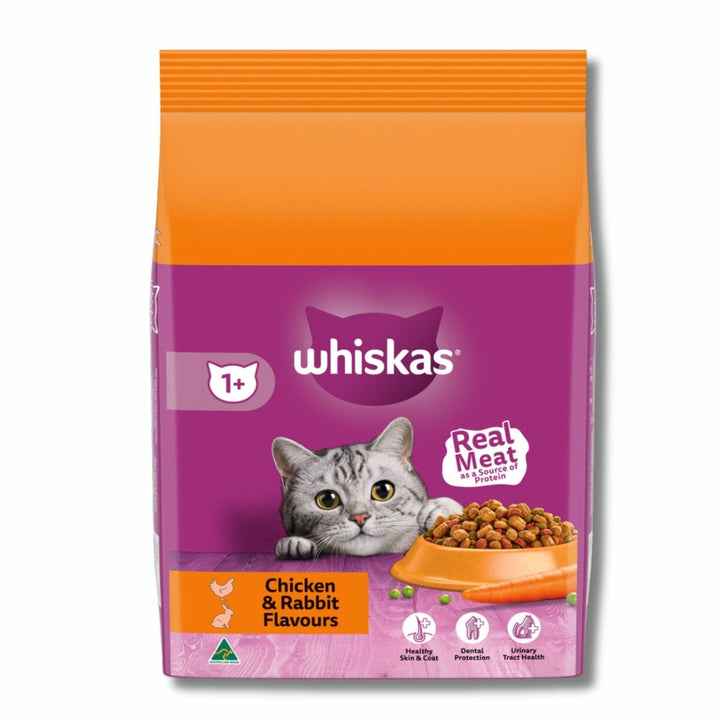 Whiskas Adult Chicken & Rabbit Cat Food - Pet Supply