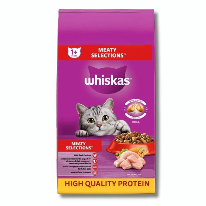 Whiskas Meaty Selections Cat Food - Pet Supply