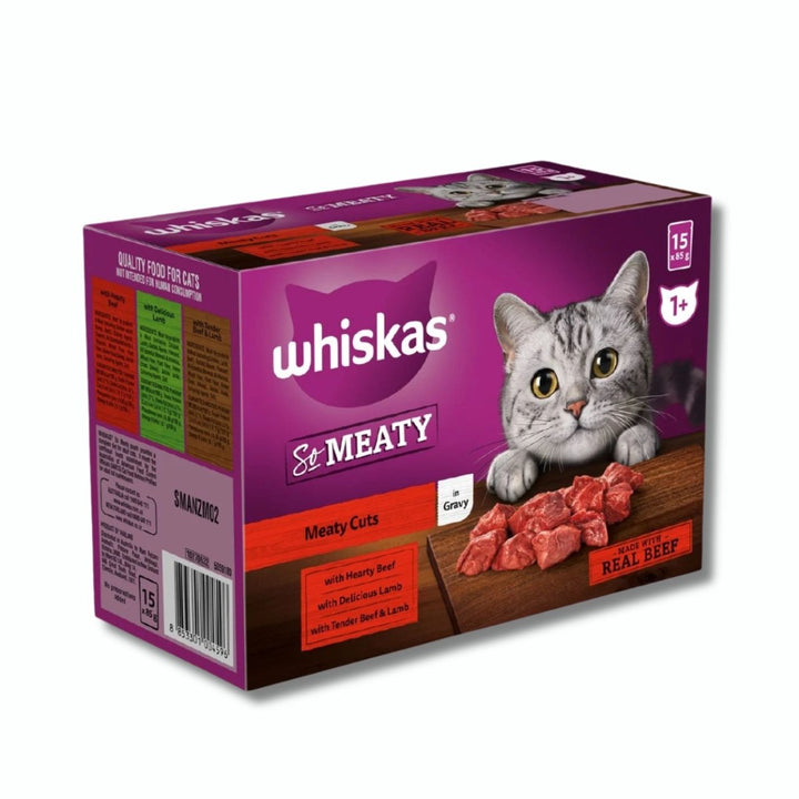 Whiskas Oh So Meaty Wet Cat Food - 85g (15 - Pack) - Pet Supply