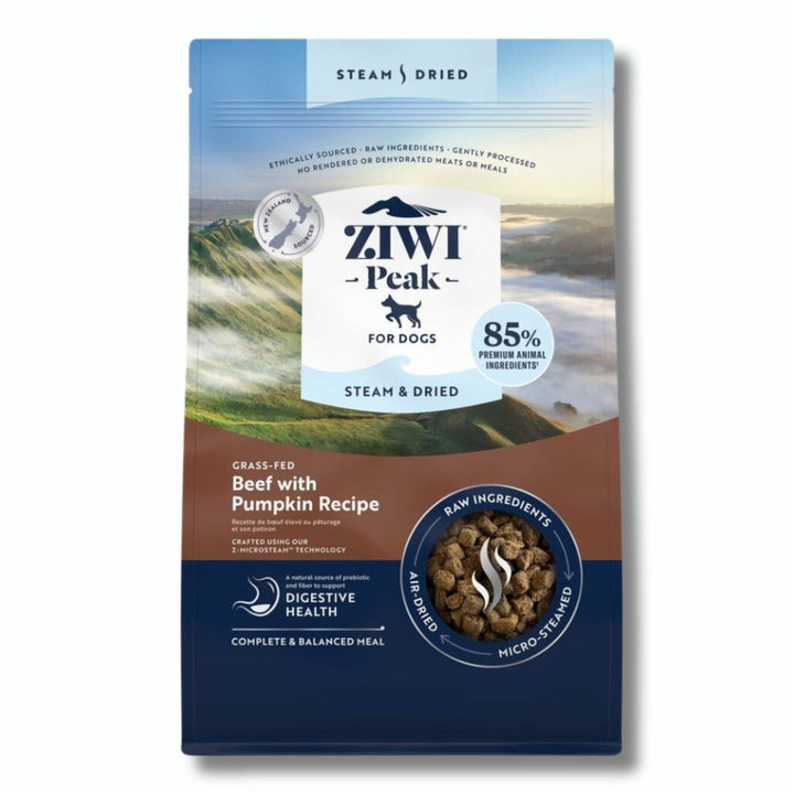 Ziwi Peak Steam Dried Beef Dry Dog Food - Pet Supply