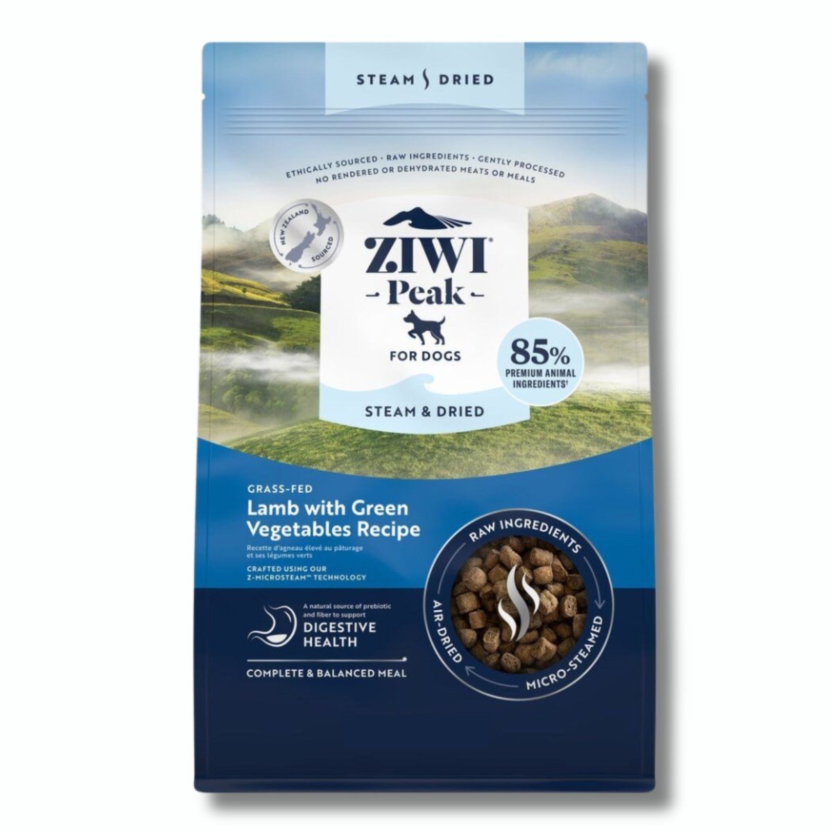 Ziwi Peak Steam Dried Lamb Dog Food - Pet Supply